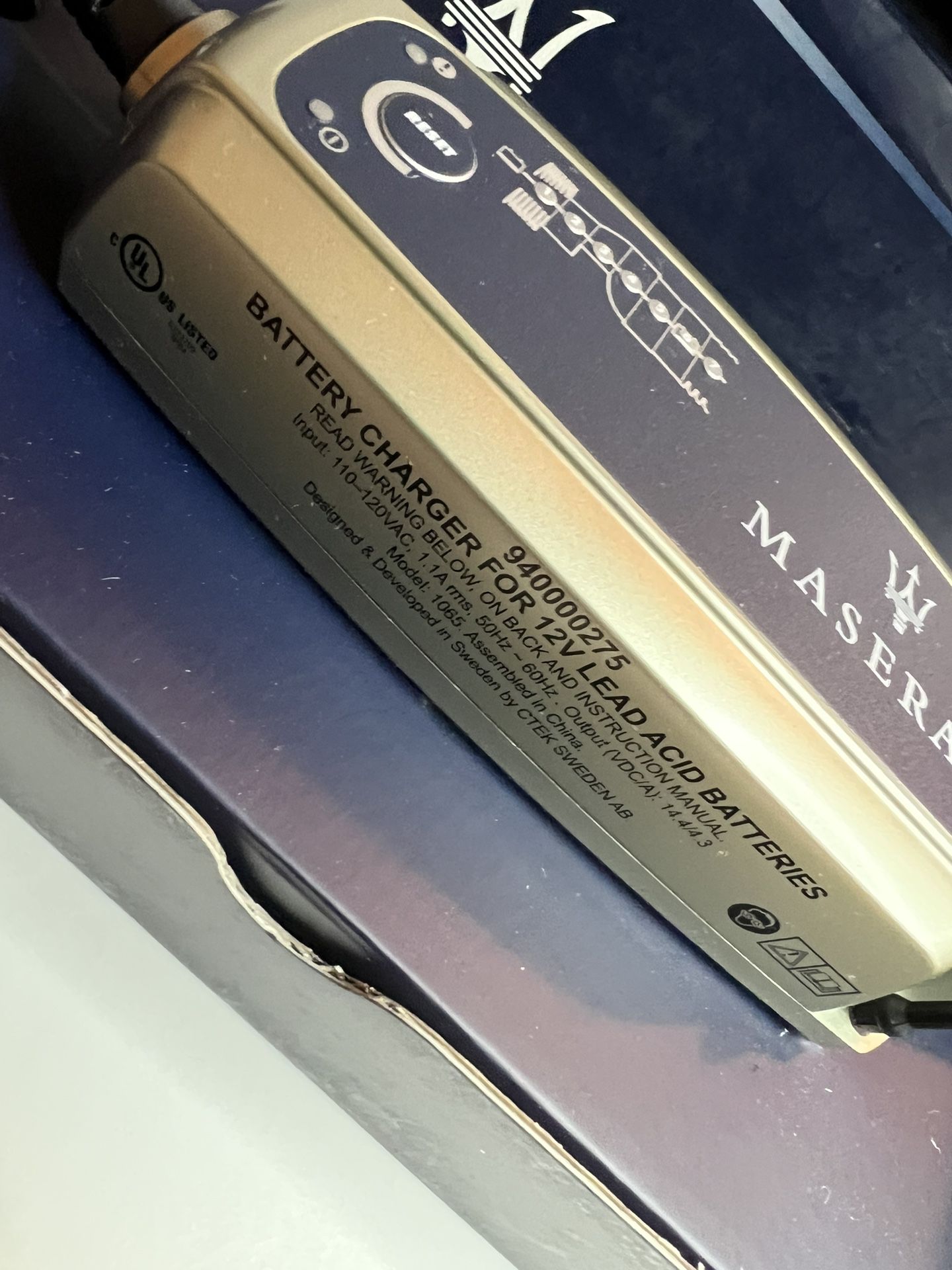 Brand New Maserati Genuine Accessories Battery Charger and Conditioner (contact info removed)75