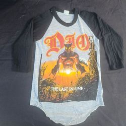 Dio Shirt The Last in Line 1984 Tour Concert Tour Sportswear Tag S