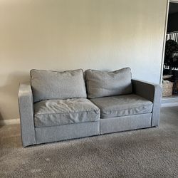 Lightly Used LoveSac Loveseat - Luxe Chenille, Machine Washable!