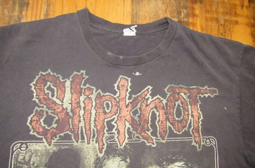 Vintage Y2K 2002 2003 Slipknot T Shirt Size Large