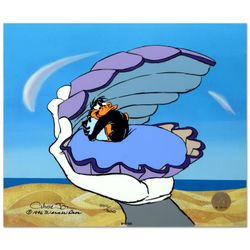 Chuck Jones (1912-2002), "Mine Mine Mine" Limited Edition Animation Cel with Hand Painted Color, Dated (1996), Numbered and Hand Signed with COA.