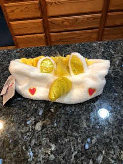 Disney Parks Buttercup From Toy Story Plush Youth Stretch Headband.  Brand New With Tags .  Smoke free home