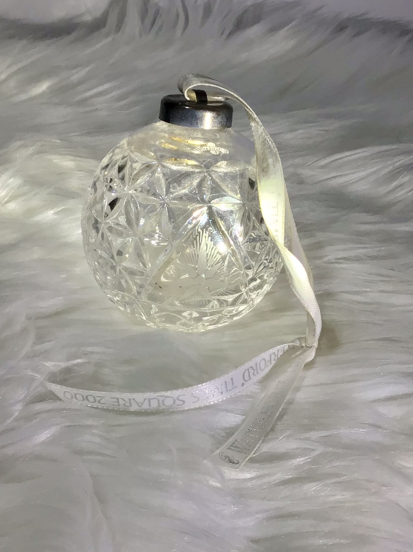 Waterford Crystal Times Square Collection Ball Star of Hope ornament 2000