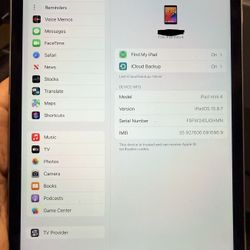 Ipad mini 4 wifi + cellular unlocked