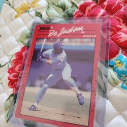 Bo Jackson 1990 Donruss Variation '90 Donruss No Dot Behind Inc Baseball Cards Lot 
