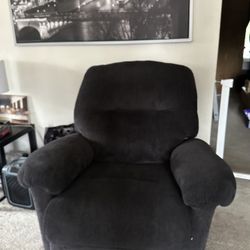 Charcoal/Dark Grey Recliner 