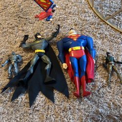 Superman Batman action figures