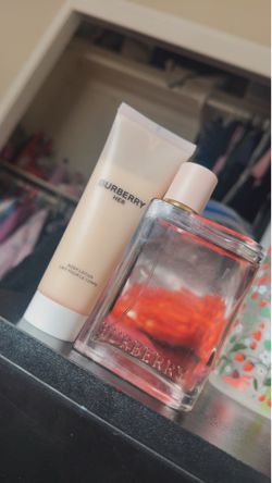 Perfume Burberry, her and lotion