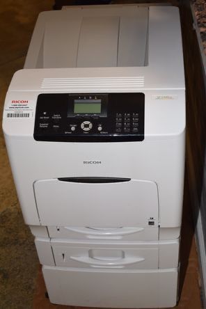 Ricoh  SP C440DN Printer With Trays And Wheels
