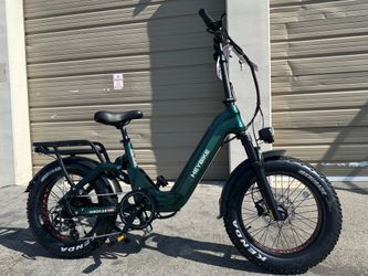 Brand  New HEYBIKE Ranger 3.0 Pro Dual Suspension Torque Sensor 1200 Watt Peak Electric Bike In Green