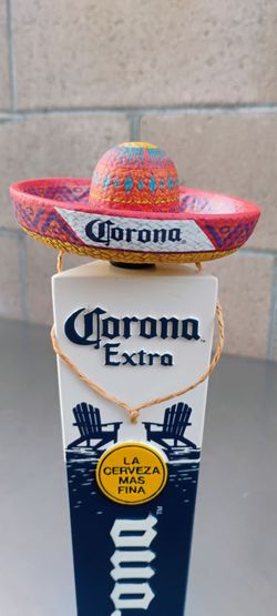 CORONA EXTRA ( SOMBRERO ) TAP HANDLE. ( ALSO PLENTY OF NEON LIGHT / SIGNS AVAILABLE FOR SALE ) DODGERS & ANGELS BOBBLEHEADS AVAILABLE .