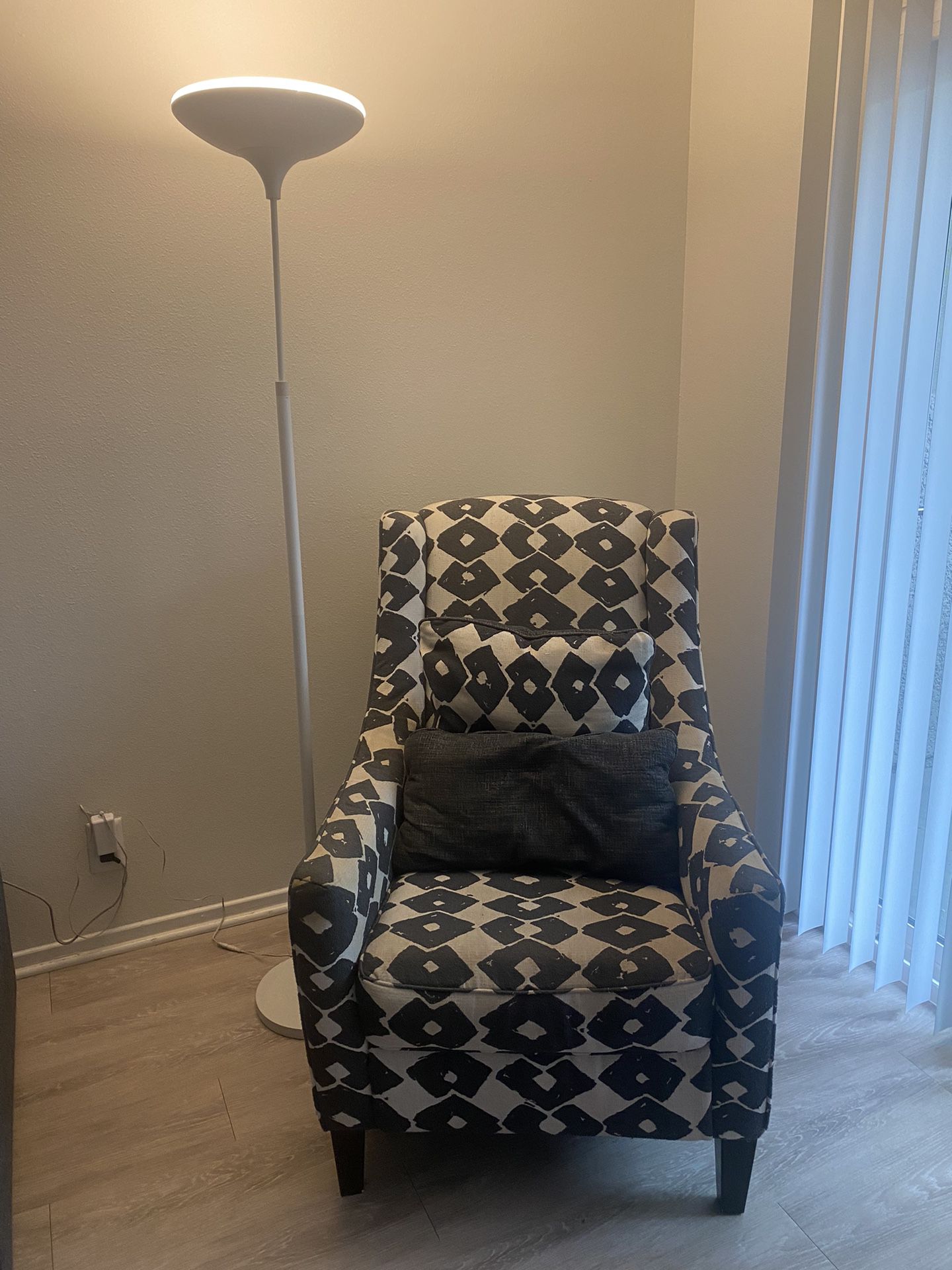 Charcoal Chair (pillows Included)