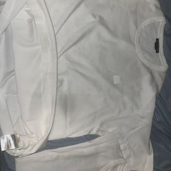 Acne studios white t & off white