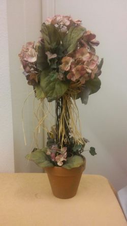 Clay potted arrangement