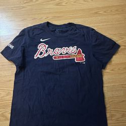 Atlanta Braves Shirt Medium Nike Tee Baseball MLB Acuna Jr Top