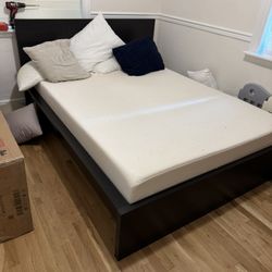 IKEA Malm queen Bed frame And Mattress 