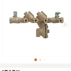 1/2 in. 975XL2 Reduced Pressure Principle Backflow Preventer Valve