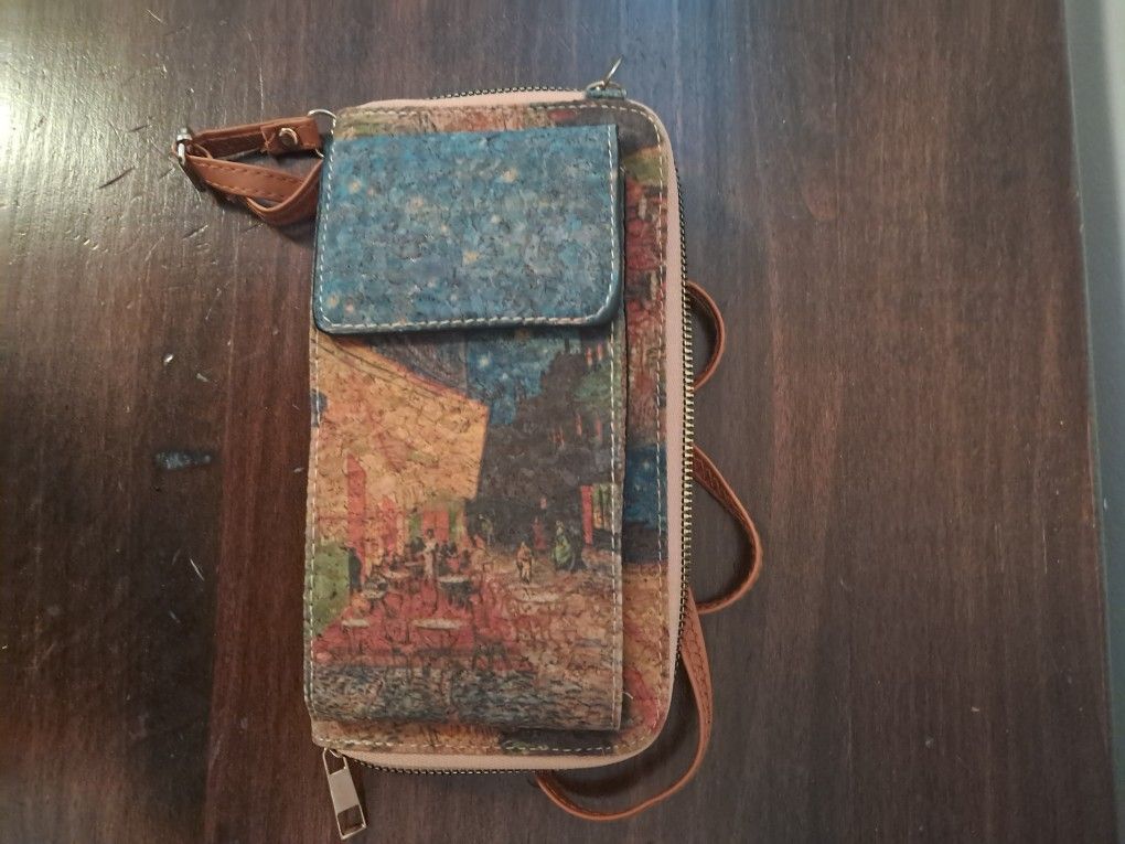 cross body wallet with phone holder