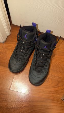 Air Jordan 12 Black Purple Size 5y