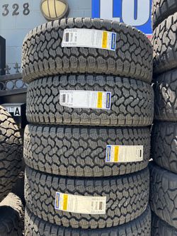 315/70r17 Goodyear tires nuevas con 60,000 millas de garantía las 4