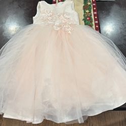 Joykids Pink Tulle Flower Girl Dress Size 6