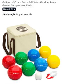 Bocce ball set  with bag -Used