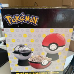 Pokemon Poke Ball Hot Air Electric Popcorn Popper by Think Geek - BRAND NEW!