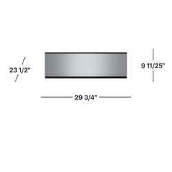 New Bosch - 500 Series 30" Warming Drawer - Stainless steel Model: HWD5051UC