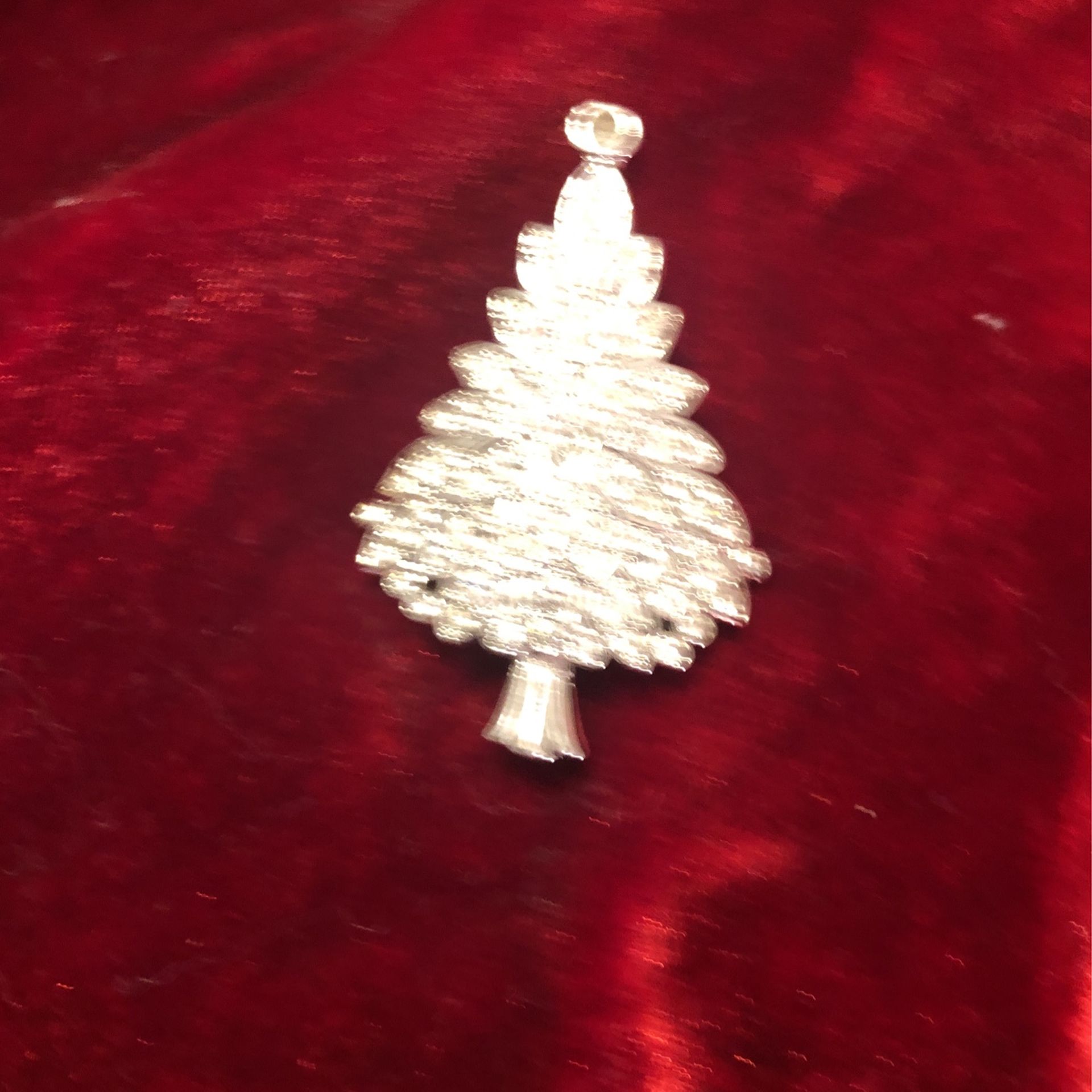 Swarovski Christmas Pin , Never worn Three Inches With Real Chrystal All Over .