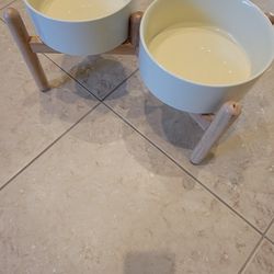 Spunky Junky Dog Bowl Set New In Box