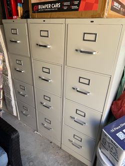 Hon 4 drawer filing cabinets, 3 available, $50 each