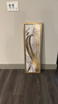 Golden white picture