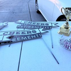 Retired Party Signs 