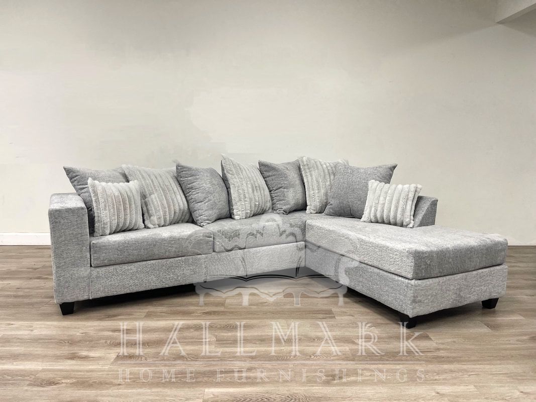 Gorgeous New Grey (or Cream) Sectional Couches - 🚚FREE DELIVERY 