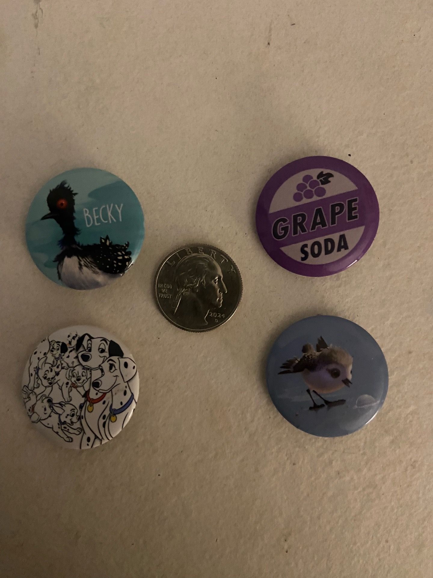 Disney buttons
