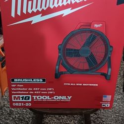 MILWAUKEE 18" FAN