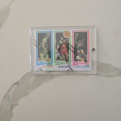 MAGIC/ERVING/BIRD ROOKIE CARD!!! 80 TOPPS