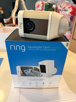 Ring Spotlight Cam Battery Outdoor Security Camera