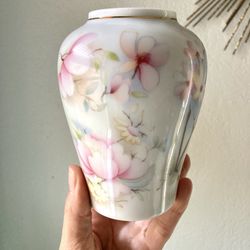 Vintage Porart Porcelanas Hand Painted Bud Vase-Portugal