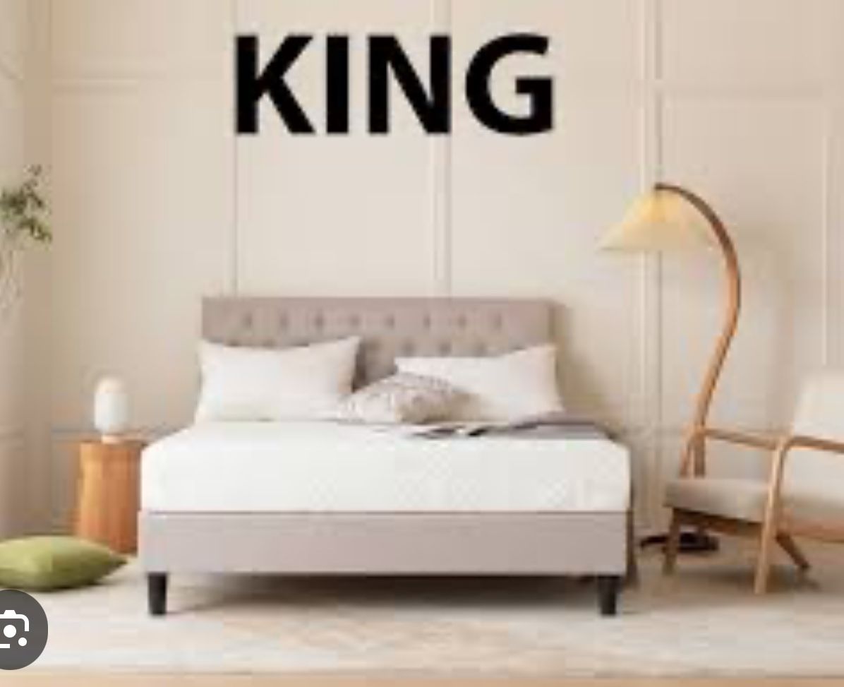 King Size Mattress And 2 Twin Box Springs