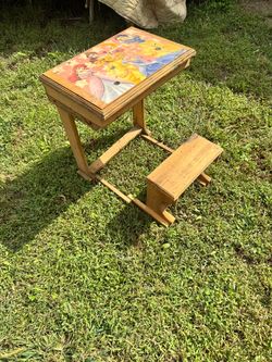 Small desk and chair