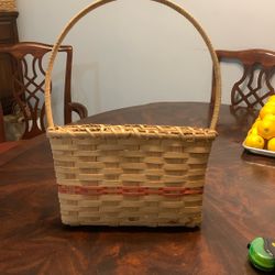 Vintage Wooven Basket