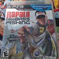 Rapala Pro Bass Fishing PlayStation 3/PS3 (Read Description)
