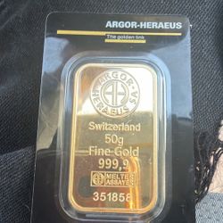 Gold Bar 50 G 