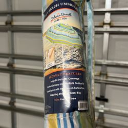 Like New Beach Umbrella 8 Feet