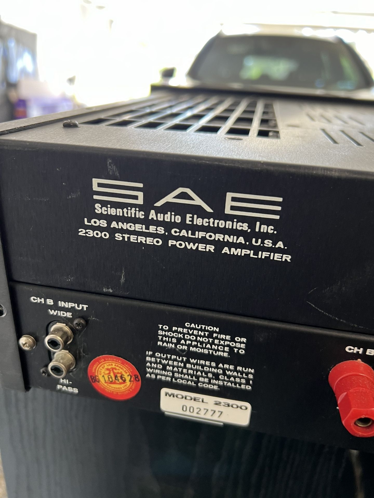 SAE Power Amplifier 