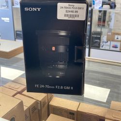 Sony 24-70mm F2.8 GM II 