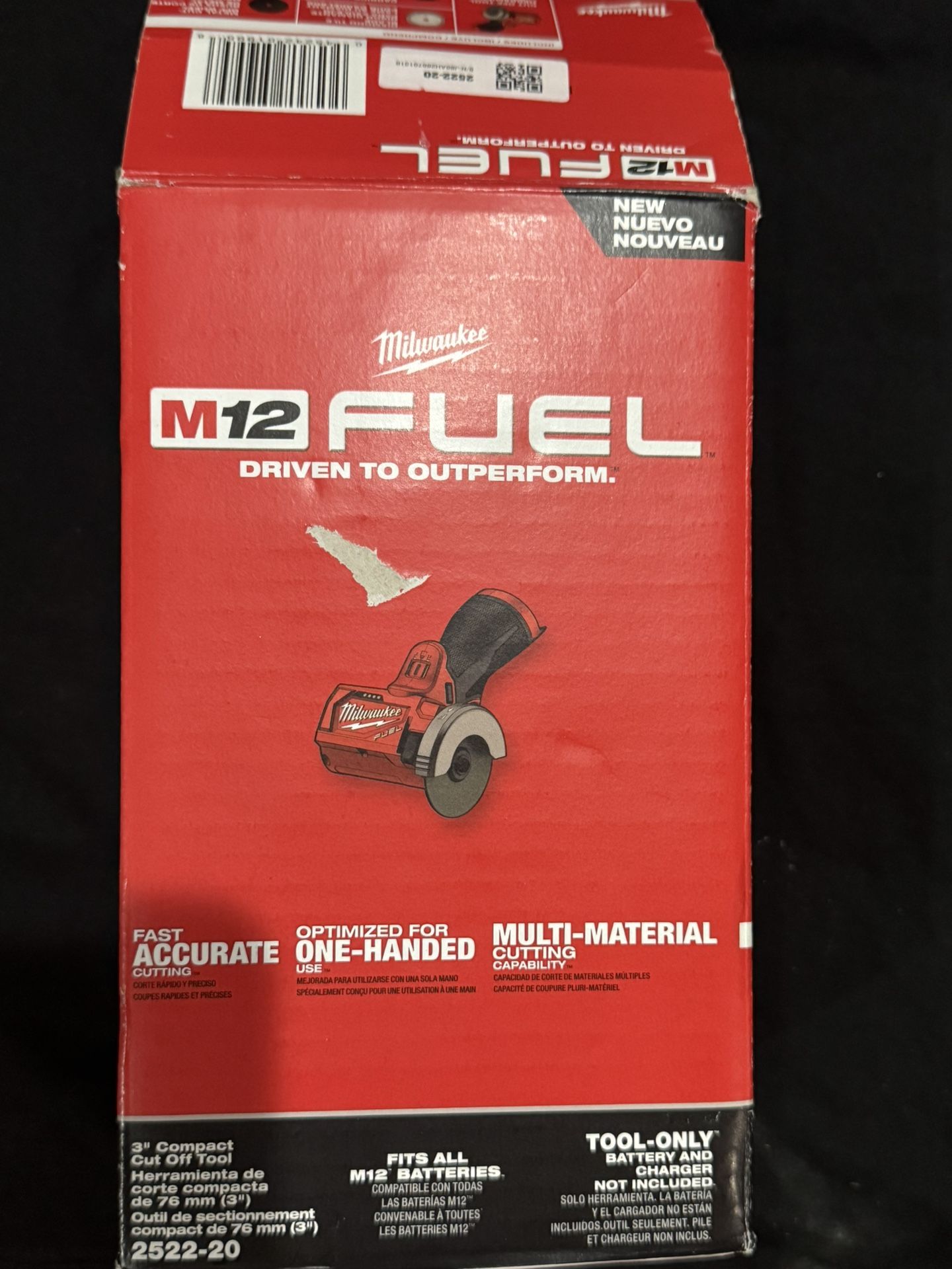 M12 FUEL 12V Lithium-Ion Brushless Cordless 3 in. Cut Off Saw (Tool-Only)
