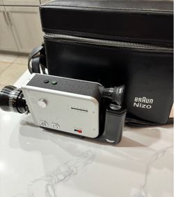Braun Nizo Super 8 Film Camera with Case