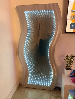 Pair of LED Infinity Full-Length Mirrors